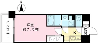 THE GARNET SUITE RESIDENCE西七条【502号室号室】の間取り