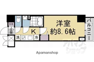 DCガーデン京都西【5階】の間取り
