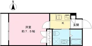 THE GARNET SUITE RESIDENCE西院Ⅰ【502号室号室】の間取り