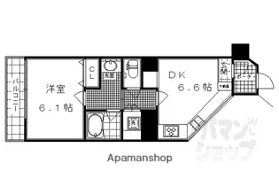 シュワルベ【307号室】の間取り