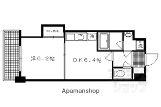 京都府京都市上京区十四軒町千本通出水下る【マンション】の間取り