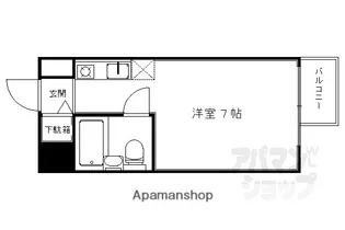 シリウス星の子【706号室】の間取り