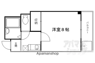 ドエル1号館SY【3B号室】の間取り