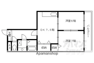 カステッロロッソ【903号室】の間取り