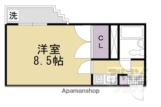 フレグランス大宮【401号室】の間取り