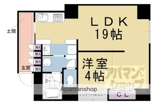 AーTERRACE(エーテラス)【2-C号室】の間取り