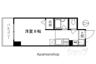 WILL21烏丸御池【1102号室】の間取り