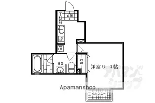 アーバンフラッツ四条西洞院【504号室】の間取り