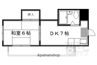 ミウラハイツ【201号室】の間取り
