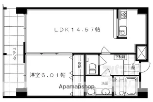 HF四条河原町レジデンス【1202号室】の間取り