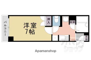 ラリティ田中【205号室】の間取り