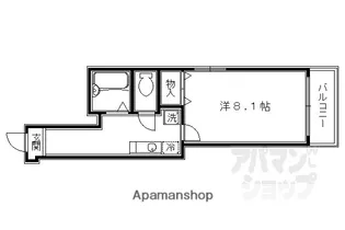 ぽえむ西陣館【402号室】の間取り