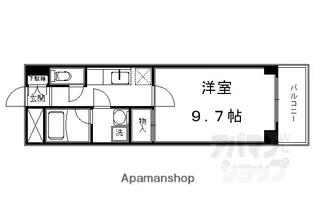 ヴァンイーストウエスト【W102号室】の間取り
