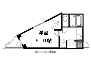 スペシャリー丸太町【502号室】の間取り