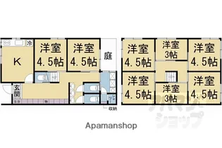 京都府京都市上京区堀出シ町【タウンハウス】の間取り