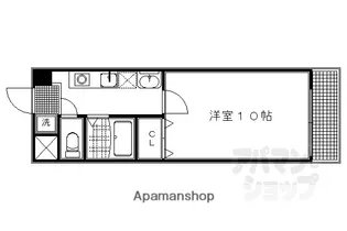 エレガント鴨川【A-302号室】の間取り