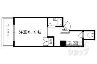 ベルフラワー【206号室】の間取り