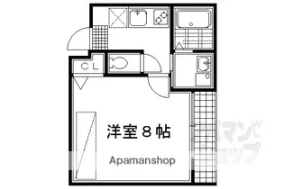アークリード千本今出川【205号室】の間取り