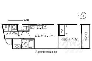 ウィステリア【202号室】の間取り