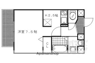 ウエストパレス小川【305号室】の間取り
