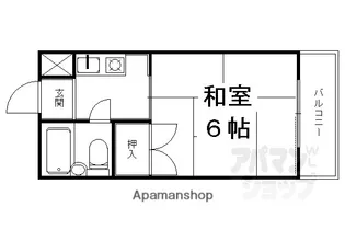 ラフォーレ上賀茂【205号室】の間取り