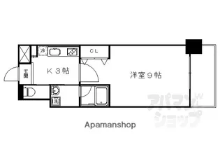 グランレブリー太秦天神川【4階】の間取り
