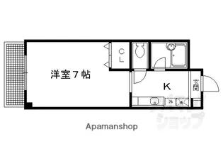 白梅ヒルズ【209号室】の間取り