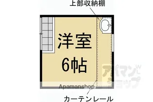 光徳庵【1桔梗号室】の間取り