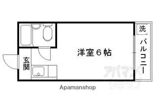 ジュネスドミール【202号室】の間取り