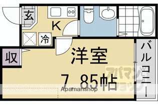 グラン堀川今出川【301号室】の間取り