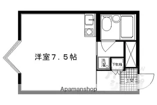 ザ・シティ花園【102号室】の間取り