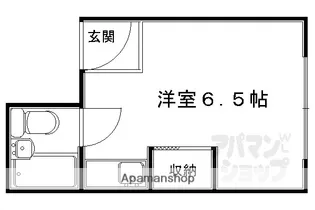 ウイング ウッド丸太町【403号室】の間取り