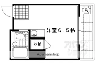 ウイング ウッド丸太町【302号室】の間取り
