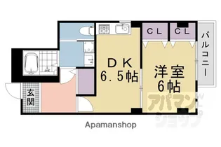 泉町テラス【201号室】の間取り