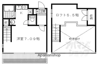 カレラ・デ・オエステ【605号室】の間取り