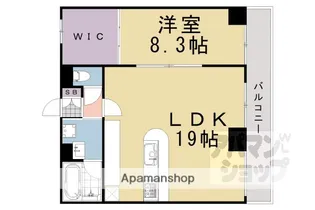 グランゼロ新町【301号室】の間取り