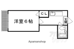 1Kの間取り画像