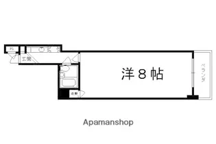 近畿シティハウス【601号室】の間取り