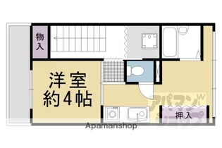 御所南COURTII【4F号室】の間取り