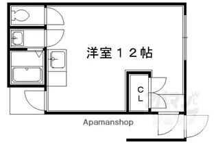京都府京都市上京区一町目松屋町通出水下る【タウンハウス】の間取り