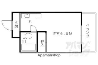 ネットワークジャパンII【503号室】の間取り