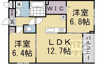 アーバンコート堀川西【503号室】の間取り
