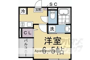 TEA PAVILION【301号室】の間取り