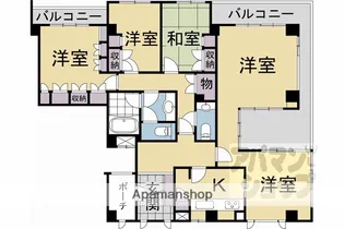 アステシオ清和院【301号室】の間取り