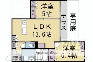 仮称 嵯峨広沢南下馬野町ヘーベルメゾン【302号室】の間取り