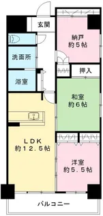 リバティスクエア【701号室号室】の間取り