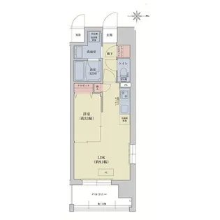 リシュドール梅小路【0307号室】の間取り