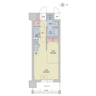 リシュドール梅小路【0306号室】の間取り