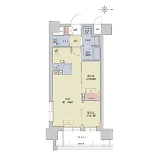 リシュドール梅小路【0501号室】の間取り