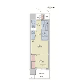 リシュドール梅小路【1102号室】の間取り